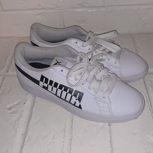 Puma black an white soft foam optimal comfort